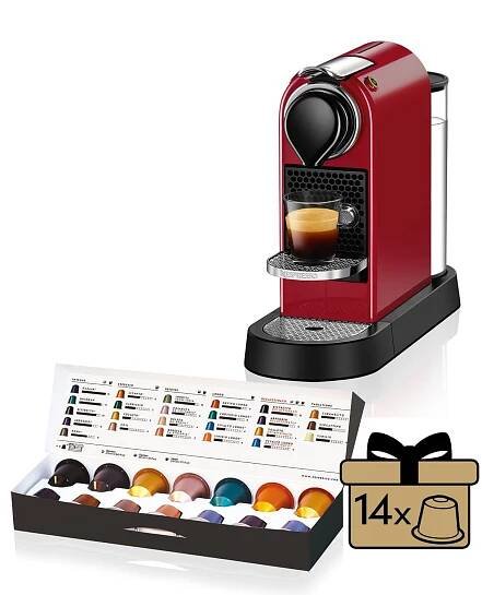 Kávovar na kapsle KRUPS Nespresso Citiz červený 4 299 Kč Kulina