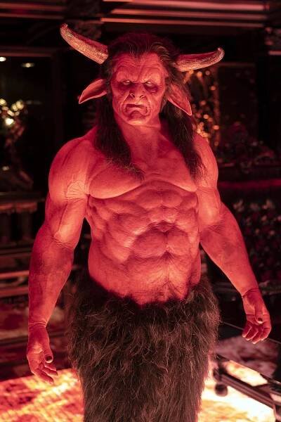  Jason Douglas as Satan.   