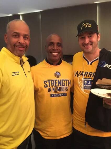 owners room halftime w dell curry and barry bonds