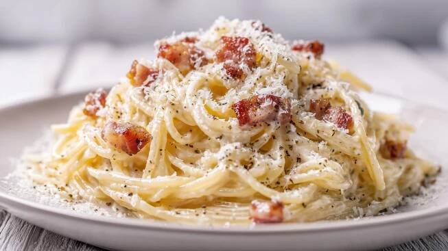 Špagety carbonara