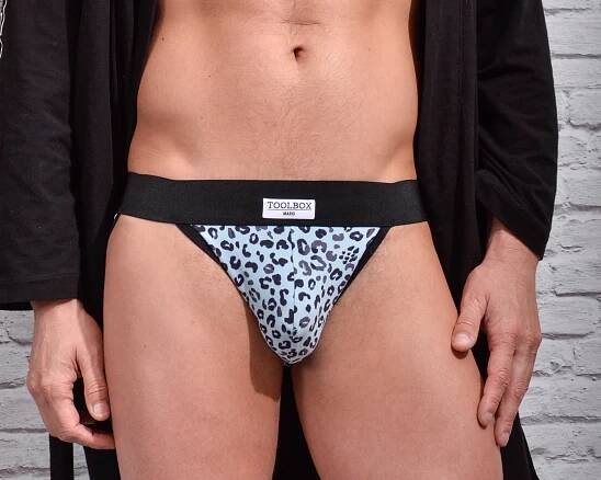 Slip-Jocksy s motivem modrého leoparda