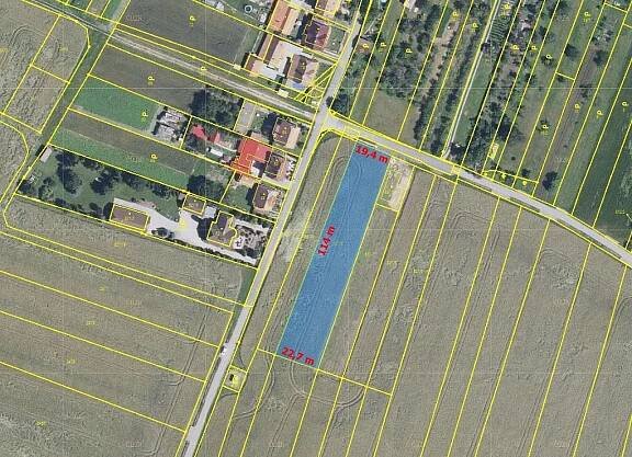 Prodej Pozemek, Vysoké Popovice, okres Brno-venkov