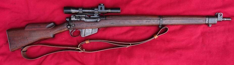 Puška Enfield No. 4 Mk. I* odstřelovací provedení - Sběratelské zbraně