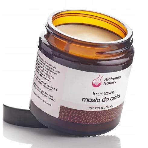 Přírodní krémové tělové máslo CIASTO TRUFLOWE 60 ml Bambucké máslo kakaové Značka Alchemia Natury