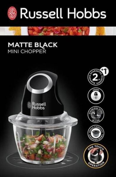 Russell Hobbs 24662-56 Matte Black Mini Chopper