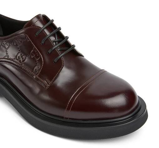 Men's lace-up shoe with GG detail