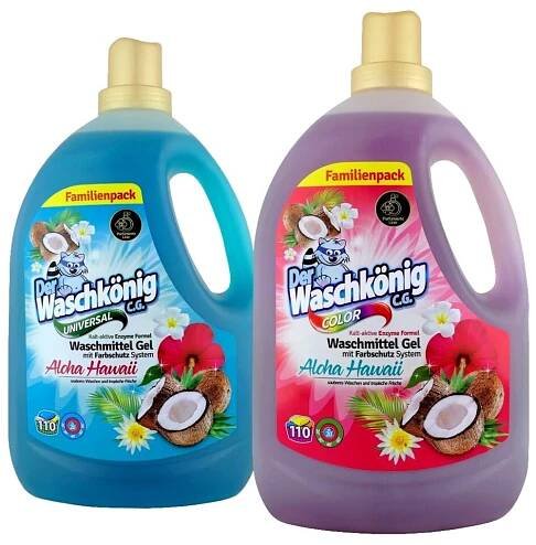 WASCHKÖNIG ALOHA HAWAII Prací gel 3,305L (110dávek)