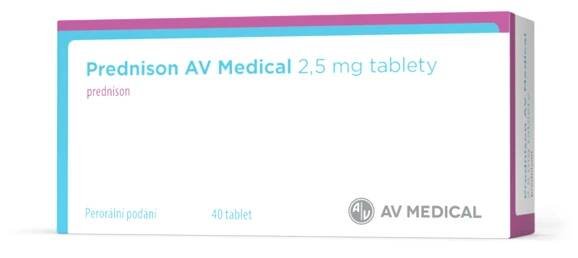 Prednison AV Medical 2,5 mg