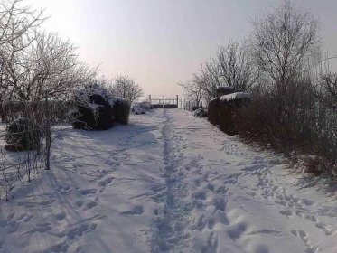 Stopy ve sněhu nad Křelovem, 23.1. Foto: Ladislav Stratil