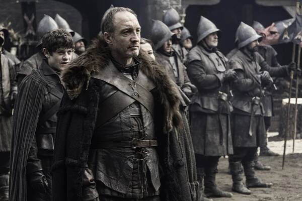 Hra o trůny - Nejvyšší vrabčák - Z filmu - Iwan Rheon, Michael McElhatton