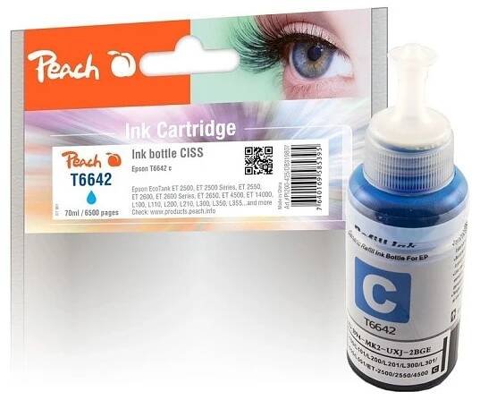 Inkoust Peach Epson T6642 Cyan - kompatibilní od 72 Kč - Heureka.cz