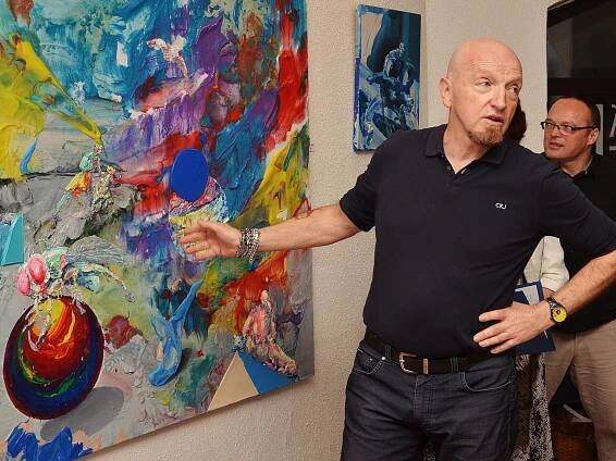 V letovické Galerii Pex vystavuje obrazy Michael Rittstein