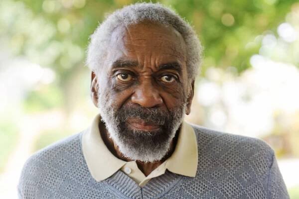 Bill Cobbs on the set of 'The Great Gilly Hopkins' in 2014