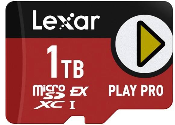 Lexar Paměťová karta PLAY Pro Rychlá MicroSD Express 7.1 1TB V30 U3 A2