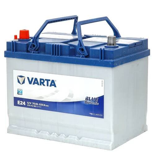 5704130633132 VARTA E24 BLUE dynamic E24 Autobaterie 12V 70Ah 630A Olověná kyselinová baterie