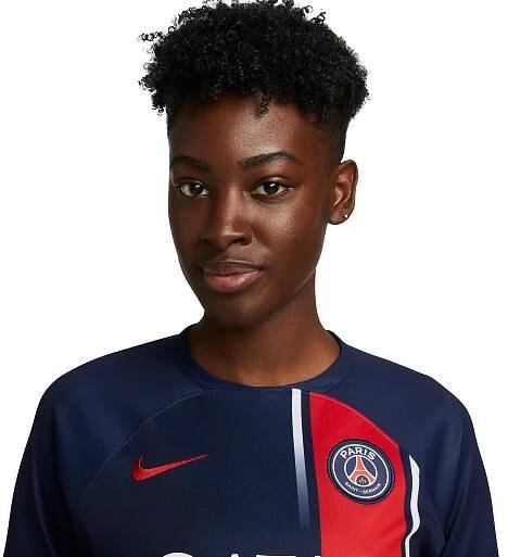 Dámský domácí dres s krátkým rukávem Nike Dri-FIT Paris Saint-Germain Stadium 2023/24