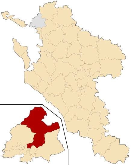 Kanton na mapě departementu Charente-Maritime
