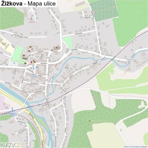 Žižkova - mapy | Kurzy.cz