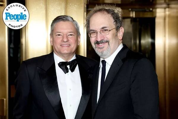 Ted Sarandos and Robert Smigel attend SNL50: The Anniversary Special on February 16, 2025 in New York City. 