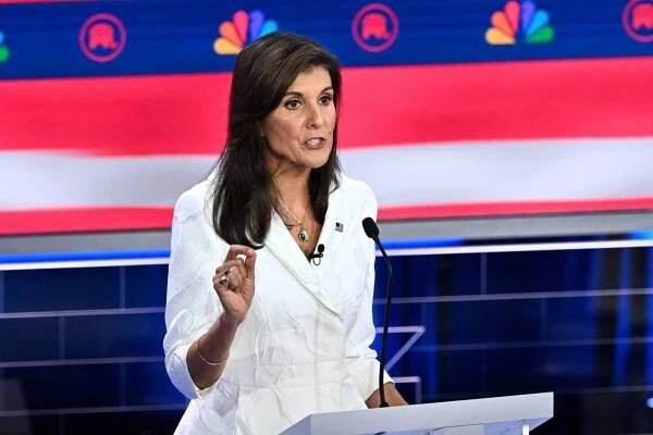 Trumpova republikánská protikandidátka Nikki Haleyová