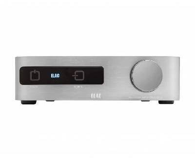 Elac Discovery Amp DS A101 G Brushed Aluminum (Výkonný integrovaný zesilovač 2x 80W/4Ω. Streaming: ROON Ready, DLNA, Spotify Connect, AirPlay, Bluetooth)