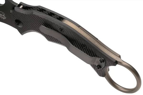 Fox-Knives FOX/BASTINELLI BLACKBIRD FOLDING KNIFE STAINLESS STEEL ELMAX PVD BLD,BRONZE TIT.FRAME LOC - Kapesní nože | KNIFESTOCK