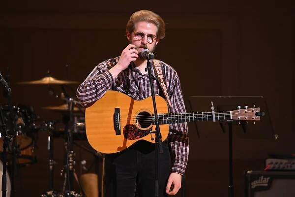 NEW YORK, NEW YORK - FEBRUARY 26: Christian Lee Hutson performs onstage during the 37th Annual Tibet House US Benefit Concert at Carnegie Hall on February 26, 2024 in New York City. (Photo by Noam Galai/Getty Images for Tibet House US)