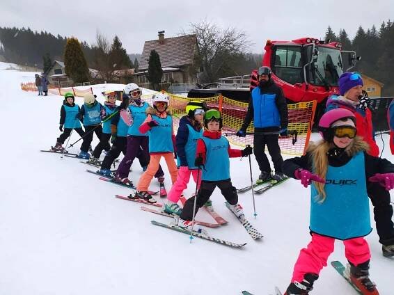 Lyžařský kurz plný radosti a úspěchů ve Ski areálu Sachova studánka