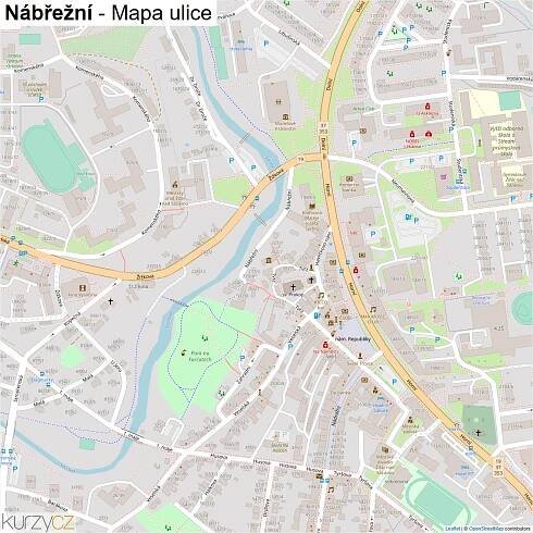 Nábřežní - mapy | Kurzy.cz