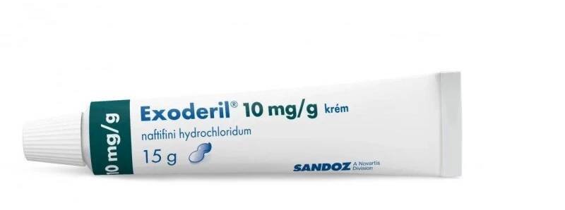 EXODERIL 10 mg/g krém 15 g