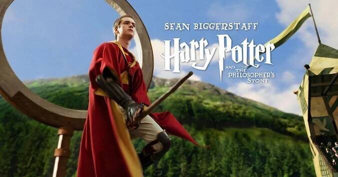 Sean Biggerstaff jako nebelvírská hvězda Oliver Wood