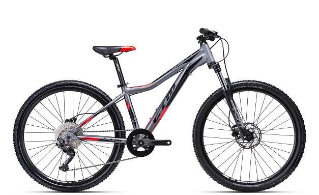 Ctm Rocky Race 26" matná šedá/červená 14" 2022