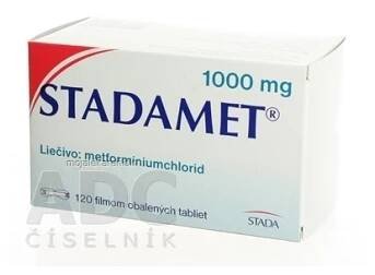 STADAMET 1000 Potahované tablety 120x1000 mg (Cukrovka)