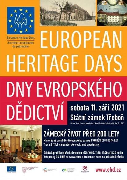 Dny evropského dědictví 2021 v Třeboni | Třeboň a okolí - Třeboňsko.cz
