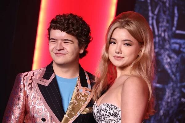 Gaten Matarazzo and Elizabeth Yu