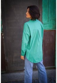 Funk´n´Soul dámská košile s dlouhým rukávem zelená - STORMfashion