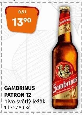 Coop Gambrinus PATRON 12 nabídka
