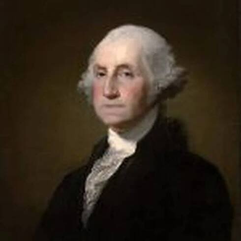 Gilbert Stuart Williamstown Portrait of George Washington.