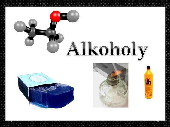 Alkoholy – Materiály pro žáky ZŠ