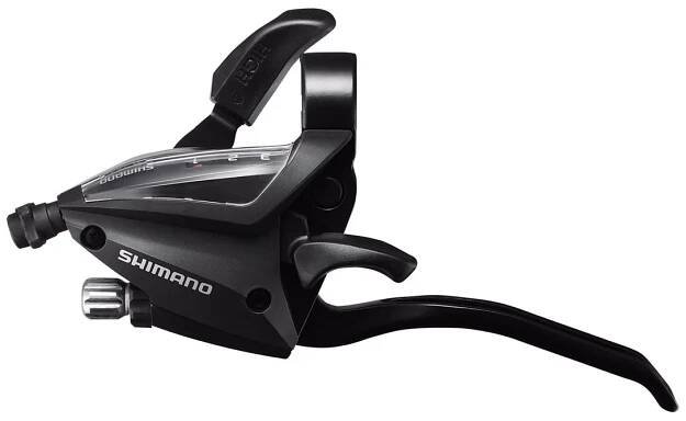 Řad/brzd. páka Shimano Altus ST-EF500 MTB/trek pro V-brz levá 3r 2 prstá černá - Teamsport