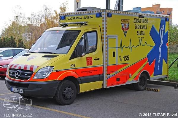 ZZS HMP - Černý Most - XX - RZP 209 - MB Sprinter - TECHNIKAIZS.cz