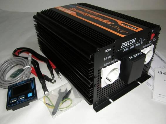 Měnič napětí EDECOA 12/230V, 3500W - Elektro