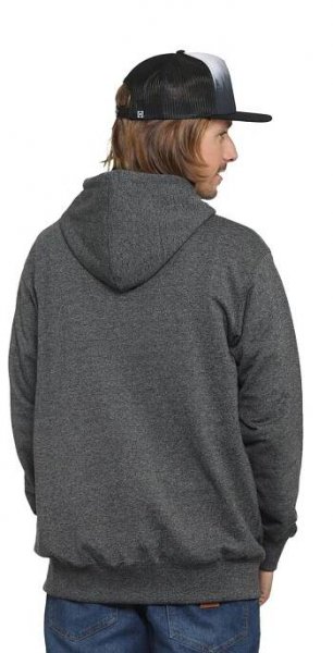 Horsefeathers mikina Block - dark ash - Riderzone