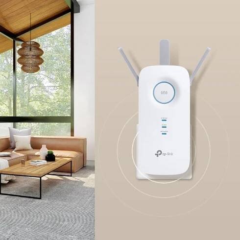 Wi-Fi extender TP-Link RE550 bílá barva
