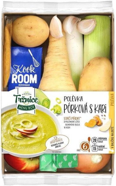 Albert Menu Box Pórková kari polévka