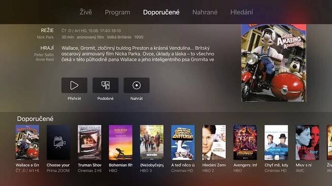DIGI pro Apple TV doporucene