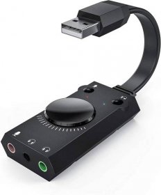 Najlepšia zvuková karta USB: Externá stereo zvuková karta TechRise USB