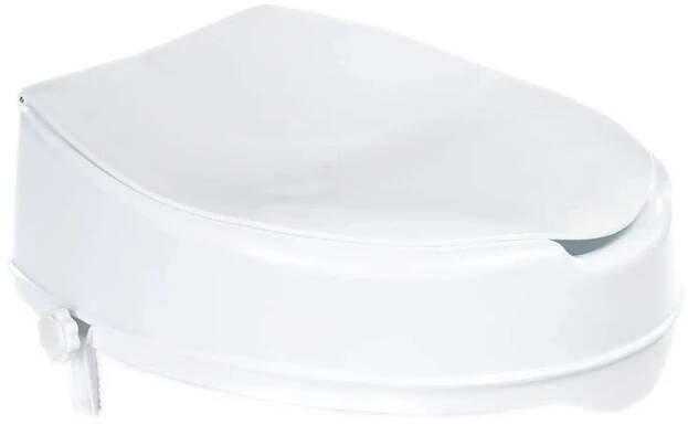 Zvýšené sedátko na WC pro seniory 10 cm, bílá A0071001