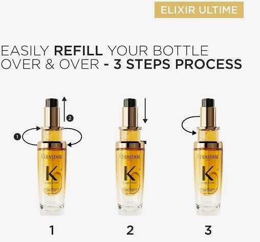 Kérastase Elixir Ultime L'Huile Originale Refillable 75 ml • bezvavlasy.cz