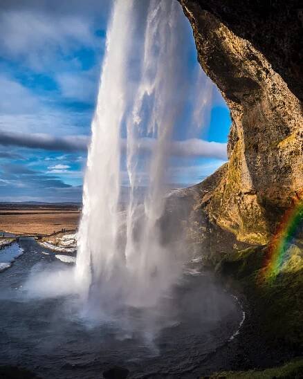 Seljalandsfoss Portrait2 